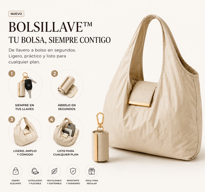 Bolsillave™ | Nunca te quedes sin bolsa otra vez